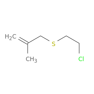 1-Propene, 3-[(2-chloroethyl)thio]-2-methyl-