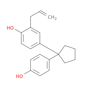 Phenol, 4-[1-(4-hydroxyphenyl)cyclopentyl]-2-(2-propenyl)-