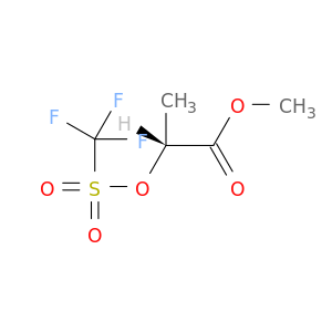 Propanoic acid, 2-[[(trifluoromethyl)sulfonyl]oxy]-, methyl ester, (2R)-