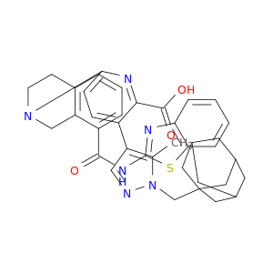 6-[8-[(2-苯并噻唑基氨基)羰基]-3,4-二氢-2(1H)-异喹啉基]-3-[5-甲基-1-金刚烷-1-甲基)-1H-吡唑-4-基]-2-吡啶甲酸