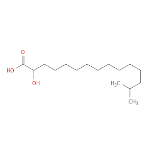Pentadecanoic acid, 2-hydroxy-14-methyl-