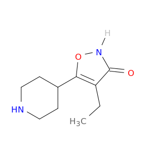 3(2H)-Isoxazolone, 4-ethyl-5-(4-piperidinyl)-