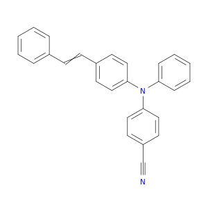 Benzonitrile, 4-[phenyl[4-(2-phenylethenyl)phenyl]amino]-