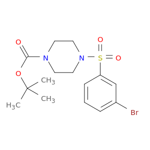 叔-丁基 4-(3-溴苯磺酰)哌嗪-1-羧酸酯