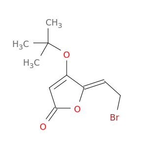 2(5H)-Furanone, 5-(2-bromoethylidene)-4-(1,1-dimethylethoxy)-, (Z)-