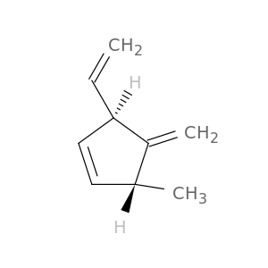 Cyclopentene, 3-ethenyl-5-methyl-4-methylene-, trans-