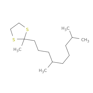 1,3-Dithiolane, 2-(4,8-dimethylnonyl)-2-methyl-