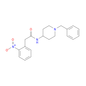 Benzeneacetamide, 2-nitro-N-[1-(phenylmethyl)-4-piperidinyl]-