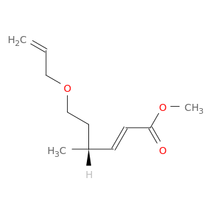 2-Hexenoic acid, 4-methyl-6-(2-propen-1-yloxy)-, methyl ester, (2E,4R)-