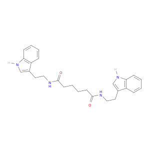 Hexanediamide, N,N'-bis[2-(1H-indol-3-yl)ethyl]-