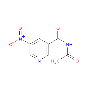 3-Pyridinecarboxamide, N-acetyl-5-nitro-