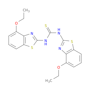 Thiourea, N,N'-bis(4-ethoxy-2-benzothiazolyl)-