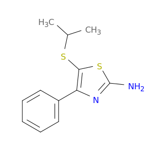 2-Thiazolamine, 5-[(1-methylethyl)thio]-4-phenyl-