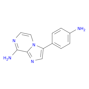Imidazo[1,2-a]pyrazin-8-amine, 3-(4-aminophenyl)-