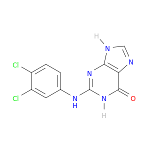 6H-Purin-6-one,2-[(3,4-dichlorophenyl)amino]-1,9-dihydro-