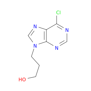 9H-Purine-9-propanol, 6-chloro-