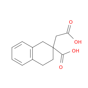 2-Naphthaleneacetic acid, 2-carboxy-1,2,3,4-tetrahydro-
