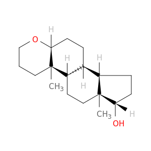 (4ar,4bs,6as,7s,9as,9bs,11ar)-4a,6a-dimethylhexadecahydroindeno[5,4-f]chromen-7-ol