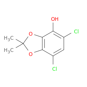 1,3-Benzodioxol-4-ol, 5,7-dichloro-2,2-dimethyl-