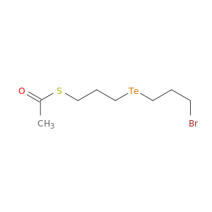 Ethanethioic acid, S-[3-[(3-bromopropyl)telluro]propyl] ester