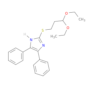 1H-Imidazole, 2-[(3,3-diethoxypropyl)thio]-4,5-diphenyl-