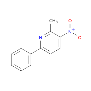 Pyridine, 2-methyl-3-nitro-6-phenyl-