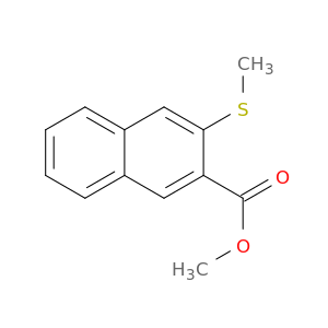 2-Naphthalenecarboxylic acid, 3-(methylthio)-, methyl ester