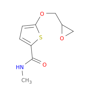 2-Thiophenecarboxamide, N-methyl-5-(oxiranylmethoxy)-