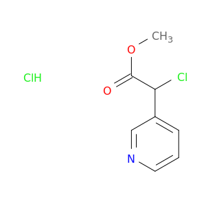 methyl 2-chloro-2-(pyridin-3-yl)acetate hydrochloride