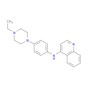 4-Quinolinamine, N-[4-(4-ethyl-1-piperazinyl)phenyl]-