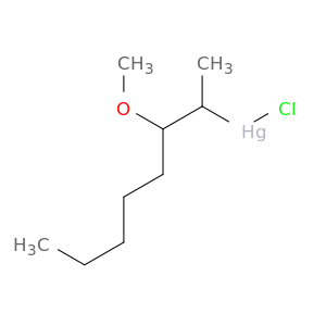 Mercury, chloro(2-methoxy-1-methylheptyl)-