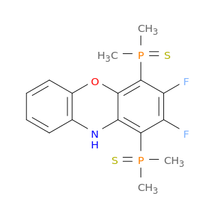 10H-Phenoxazine, 1,4-bis(dimethylphosphinothioyl)-2,3-difluoro-