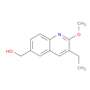 6-Quinolinemethanol, 3-ethyl-2-methoxy-