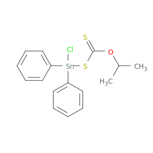 Stannane, chloro[[(1-methylethoxy)thioxomethyl]thio]diphenyl-