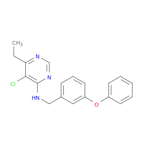 4-Pyrimidinamine, 5-chloro-6-ethyl-N-[(3-phenoxyphenyl)methyl]-