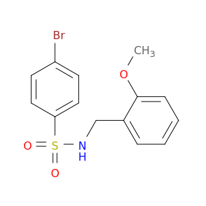 4-溴-N-[(2-甲氧基苯基)甲基]-苯磺酰胺