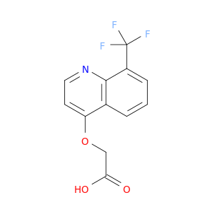 Acetic acid,2-[[8-(trifluoromethyl)-4-quinolinyl]oxy]-