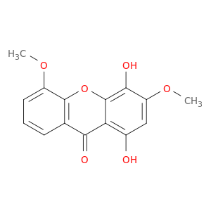 9H-Xanthen-9-one, 1,4-dihydroxy-3,5-dimethoxy-