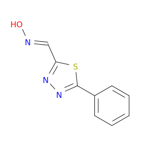 1,3,4-Thiadiazole-2-carboxaldehyde, 5-phenyl-, oxime, (E)-