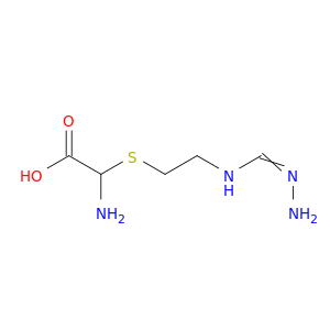 Acetic acid, amino[[2-[(aminoiminomethyl)amino]ethyl]thio]-