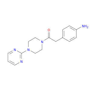 2-(4-Aminophenyl)-1-[4-(pyrimidin-2-yl)piperazin-1-yl]ethan-1-one