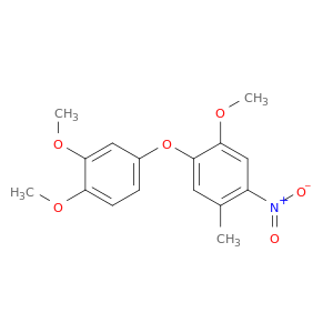 1-(3,4-dimethoxyphenoxy)-2-methoxy-5-methyl-4-nitrobenzene
