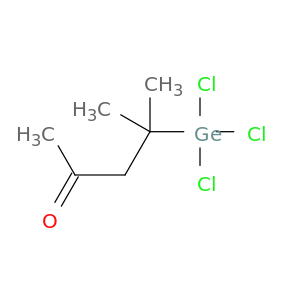 2-Pentanone, 4-methyl-4-(trichlorogermyl)-