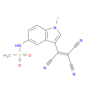 Methanesulfonamide, N-[3-(tricyanoethenyl)-1H-indol-5-yl]-