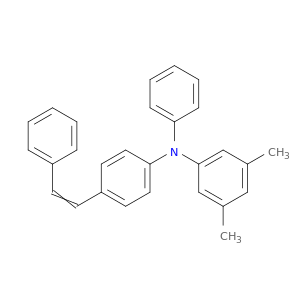 Benzenamine, 3,5-dimethyl-N-phenyl-N-[4-(2-phenylethenyl)phenyl]-
