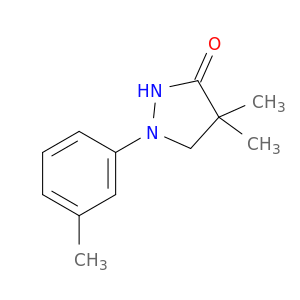 3-Pyrazolidinone, 4,4-dimethyl-1-(3-methylphenyl)-