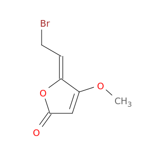 2(5H)-Furanone, 5-(2-bromoethylidene)-4-methoxy-, (Z)-