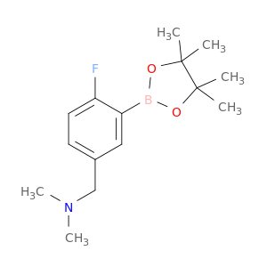 1-(4-Fluoro-3-(4,4,5,5-tetramethyl-1,3,2-dioxaborolan-2-yl)phenyl)-N,N-dimethylmethanamine