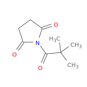 2,5-Pyrrolidinedione, 1-(2,2-dimethyl-1-oxopropyl)-