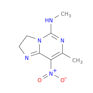 Imidazo[1,2-c]pyrimidin-5-amine, 2,3-dihydro-N,7-dimethyl-8-nitro-